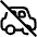 Car Off Icon from Plump Line Set