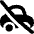 Car Off Icon from Flex Solid Set