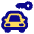 Car Rentals Icon from Plump Pop Set