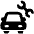 Car Service Icon from Plump Solid Set