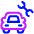 Car Service Icon from Plump Neon Set