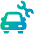 Car Service Icon from Plump Gradient Set