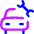 Car Service Icon from Flex Neon Set