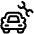Car Service Icon from Plump Line Set