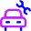 Car Service Icon from Core Neon Set