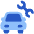 Car Service Icon from Plump Flat Set