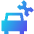 Car Service Icon from Sharp Gradient Set