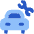 Car Service Icon from Core Flat Set
