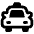 Car Taxi 2 Icon from Plump Remix Set | Free Download as SVG Vector and Transparent PNG | Streamline icons