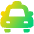 Car Taxi 2 Icon from Plump Gradient Set