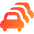 Cars Traffic Jam Icon from Core Gradient Set