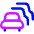 Cars Traffic Jam Icon from Core Neon Set