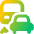 Commute Car Bus Icon from Core Gradient Set