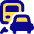 Commute Car Bus Icon from Core Pop Set