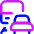 Commute Car Bus Icon from Core Neon Set