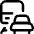 Commute Car Bus Icon from Core Line Set