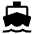 Directions Boat Fill Icon from Outlined Fill - Material Symbols Set