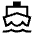 Directions Boat Icon from Sharp Line - Material Symbols Set