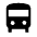Directions Bus Fill Icon from Sharp Fill - Material Symbols Set