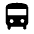 Directions Bus Fill Icon from Rounded Fill - Material Symbols Set
