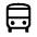 Directions Bus Icon from Sharp Line - Material Symbols Set