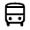 Directions Bus Icon from Outlined Line - Material Symbols Set