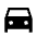 Directions Car Fill Icon from Sharp Fill - Material Symbols Set