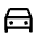 Directions Car Icon from Rounded Line - Material Symbols Set