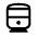 Directions Railway Icon from Outlined Line - Material Symbols Set