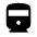 Directions Railway Fill Icon from Sharp Fill - Material Symbols Set