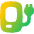 Electric Charging Station Icon from Flex Gradient Set