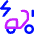 Electric Moped Icon from Core Neon Set
