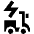 Electric Moped Icon from Sharp Solid Set