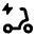 Electric Scooter Fill Icon from Rounded Fill - Material Pro Set