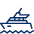Ferry Icon from Cyber Line Set