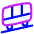 Funicular Train Icon from Plump Neon Set