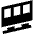 Funicular Train Icon from Sharp Solid Set