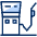 Gas Station Icon from Cyber Duotone - Free Set