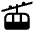 Gondola Lift Fill Icon from Outlined Fill - Material Symbols Set