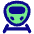 High Speed Train Front Icon from Plump Pop Set