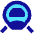 High Speed Train Front Icon from Sharp Pop Set