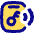 Key Car Radiowaves Forward Icon from Flex Pop Set