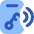 Key Car Radiowaves Forward Icon from Core Flat Set
