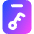 Key Card Icon from Core Gradient Set