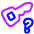 Key Not In Vehicle Icon from Plump Neon Set