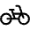 Pedal Bike Icon from Rounded Line - Material Symbols Set