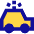 Police Car Icon from Sharp Pop Set