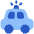 Police Car Icon from Plump Flat Set
