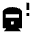 Railway Alert Fill Icon from Sharp Fill - Material Pro Set