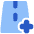 Road Add Icon from Plump Flat Set